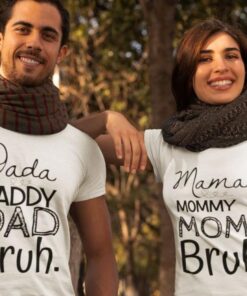 Mama Bruh/Dada Bruh Matching Set: Funny Slang Gift for Mom and Dad