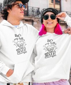 Matching Set: 'She/He is My Better Half' Gift for Couples, Valentine Tees