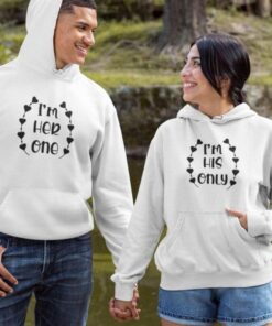 Valentine Gift: Matching Set for Couples - I'm Her One & I'm His Only
