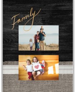 7x5 Softcover Photo Book, Modern Rustic