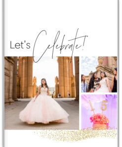 7x5 Softcover Photo Book, Let's Celebrate