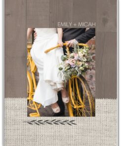 7x5 Softcover Photo Book, Rustic Chic